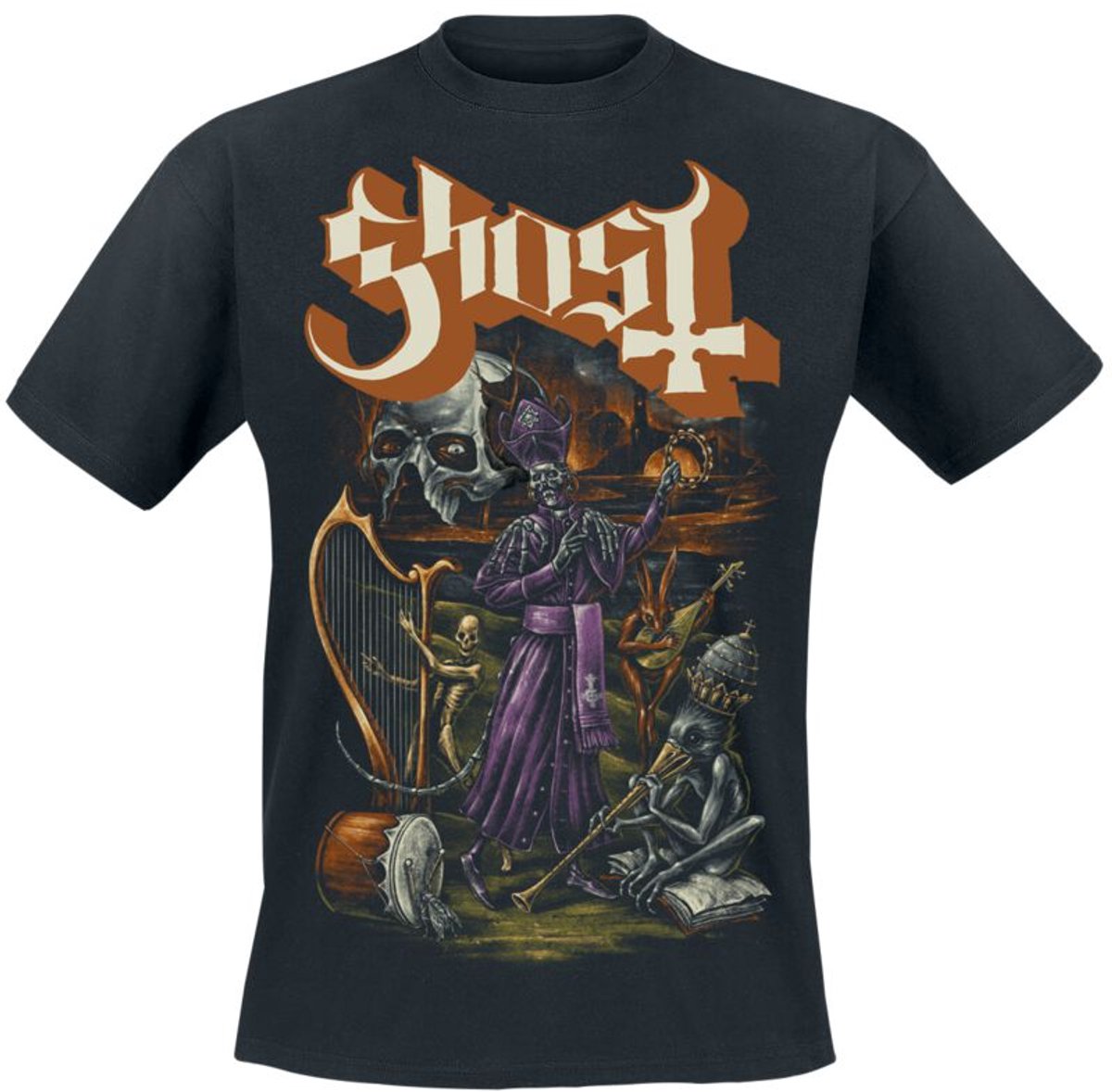 Ghost What Music They Make Heren T-shirt - zwart - L
