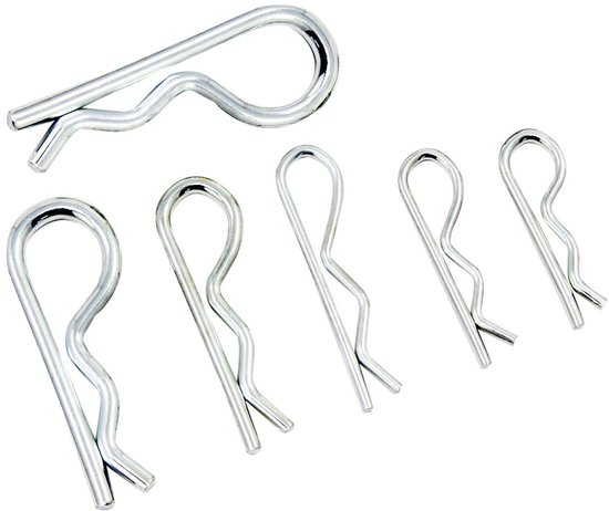 LQ Industrial 2 STKS Rvs R Clips Lente Behoudende Draad Haar Pins Lynch