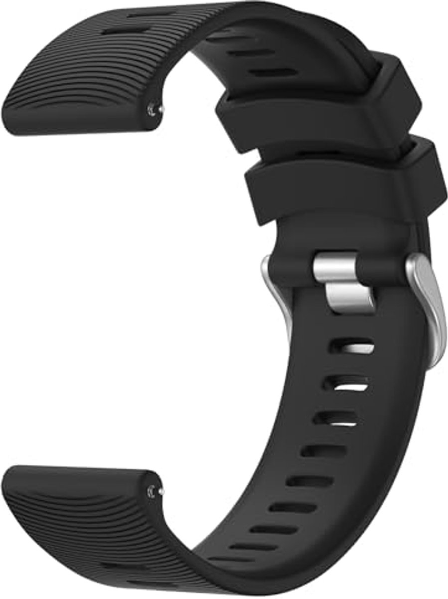 20 mm siliconen armband voor Garmin Vivoactive, Forerunner en Venu modellen - Classic Stripe Design