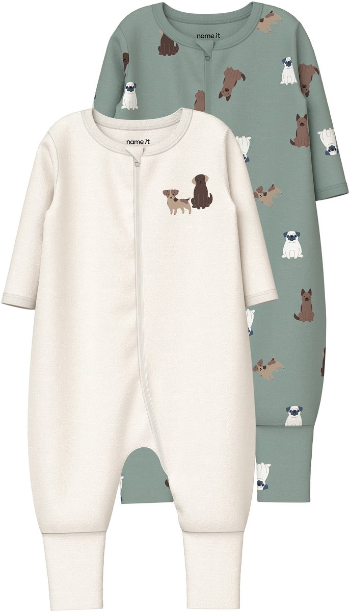 NAME IT - NBMNIGHTSUIT 2P ZIP FF DOG NOOS - Baby - Pyjamas