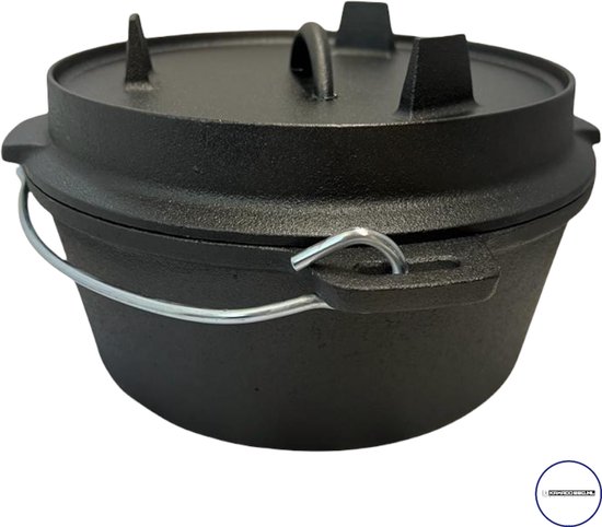 Dutch Oven – 6 QT – pre seasoned – 5,7 liter (Kamado 18′)
