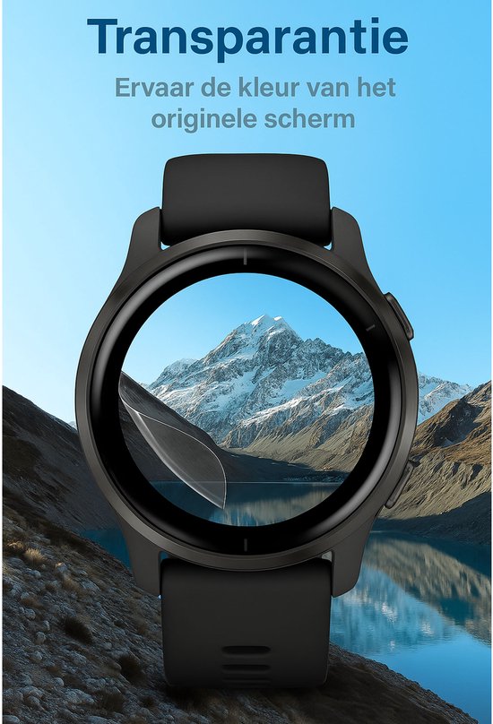 2x Screenprotector geschikt voor Garmin Venu 4 41mm - Folie Screen Protector