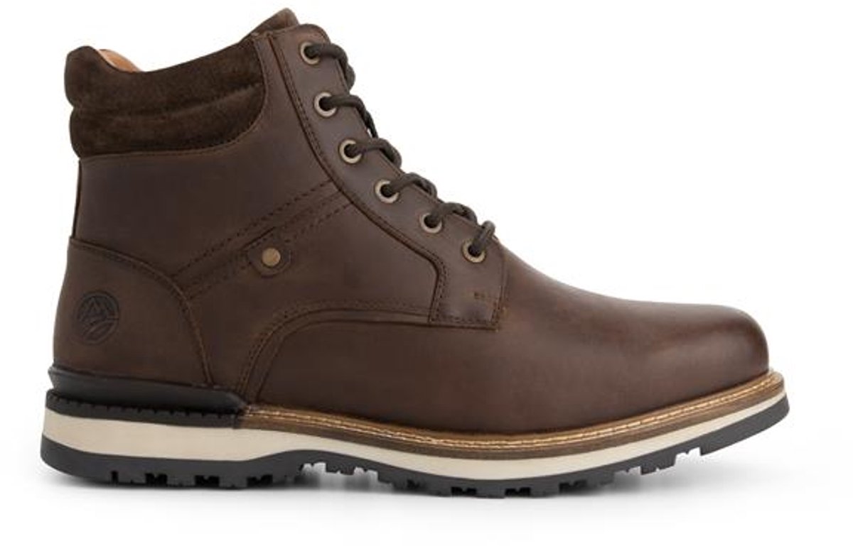 Travelin' Sig Heren - Veterboots - Wolgevoerd - Bruin