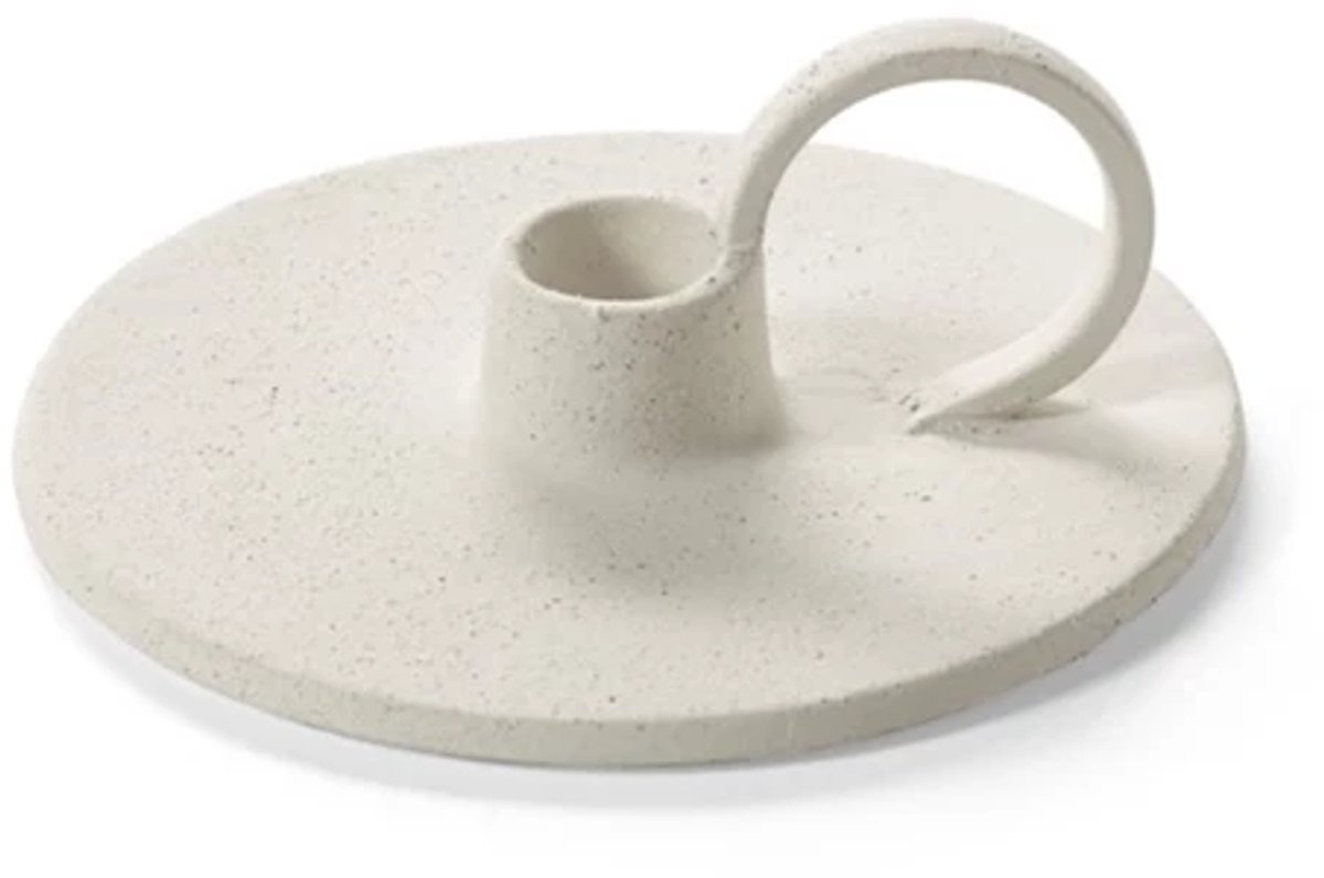 Serax Alex Gabriels Mira kandelaar S D14.5cm H6cm beige wit