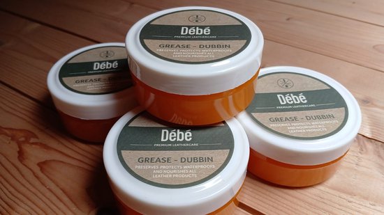 Crème pour chaussures Debe Dubbin Vet/Grease 50 ml - Cuir - Soins - Pour un cirage facile et une brillance parfaite - Graisse pour cuir - Cirage