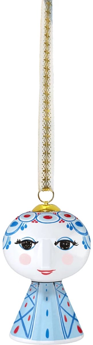 Bjørn Wiinblad Eva kerstornament blauw