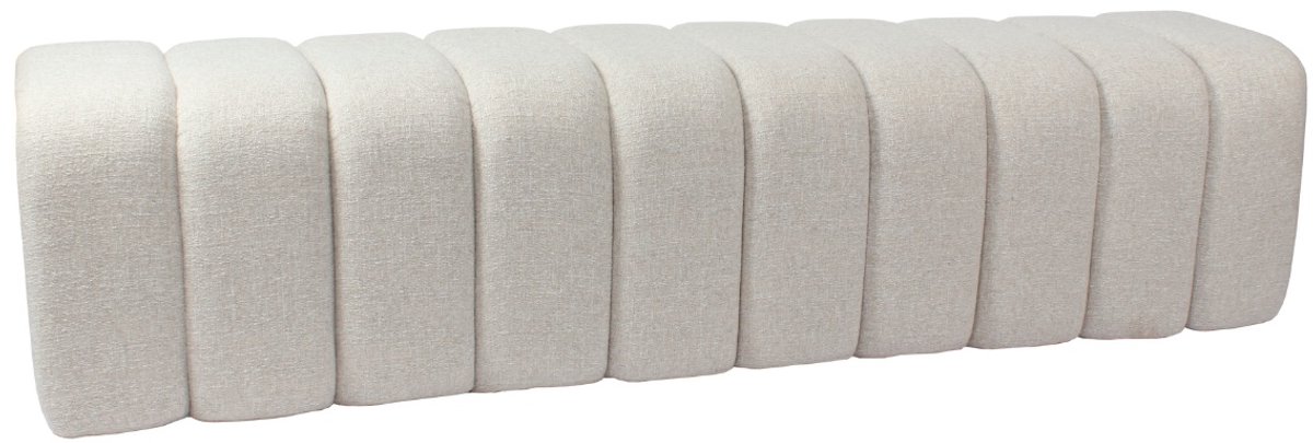 DÉJA Living Eetkamerbank Bogense - Beige Stof - 200x45x48cm