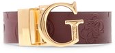 GUESS riem Jena Adjustable And Reversible Pant Belt W80 Wine Multi wijnrood zwart