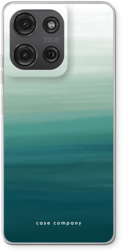 Étui Case Company® - Compatible avec Motorola Moto G86 - Couleur Ocean - Coque souple - Protection intégrale et des bords de l'écran