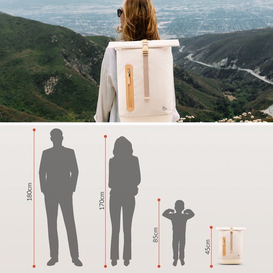 Sac à dos imperméable - Beige