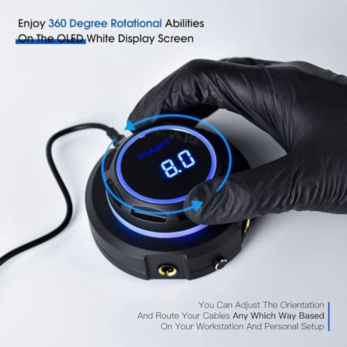 Tattoo Voeding Met Lcd-Scherm En 2A Sterke Stroom Voor Tattoo Machines - afbeelding 3