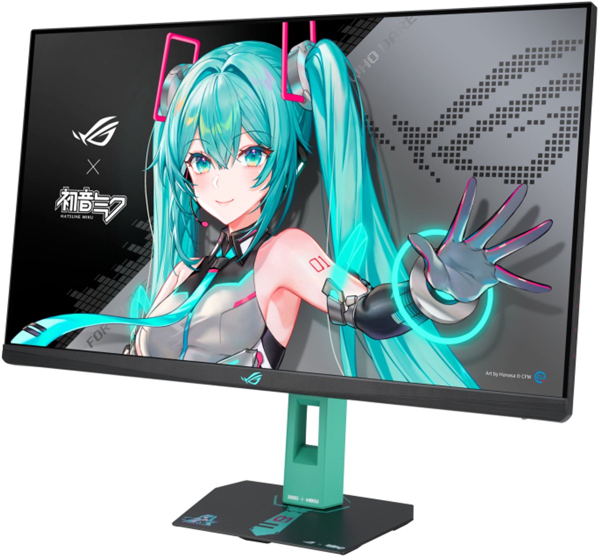 ASUS ROG Strix XG27ACMEG-G Hatsune Miku Edition computer - afbeelding 3