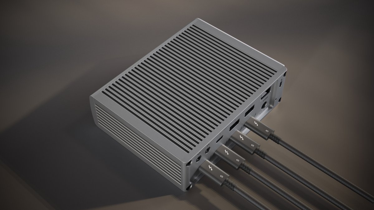 Caldigit TS5 - Thunderbolt Station 5 with 1m Thunderbolt 5 Cable thumbnail 3