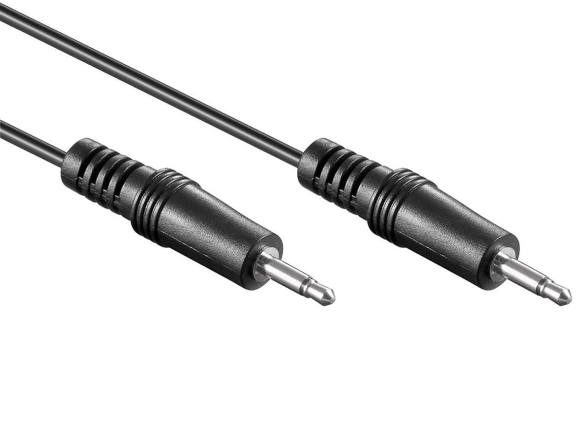 Image of 3,5mm Jack mono kabel | zwart | 0,50 meter