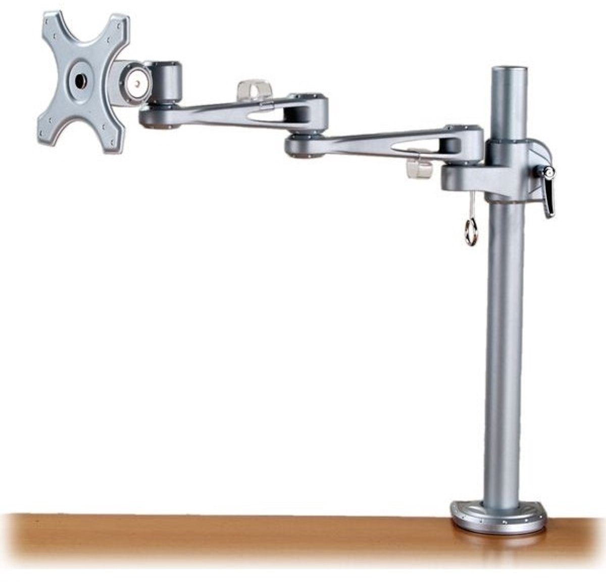 Value bureaubeugel voor monitoren tot 32 inch / full motion / zilver