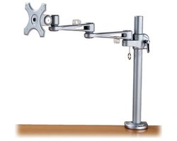 Value bureaubeugel voor monitoren tot 32 inch / full motion / zilver