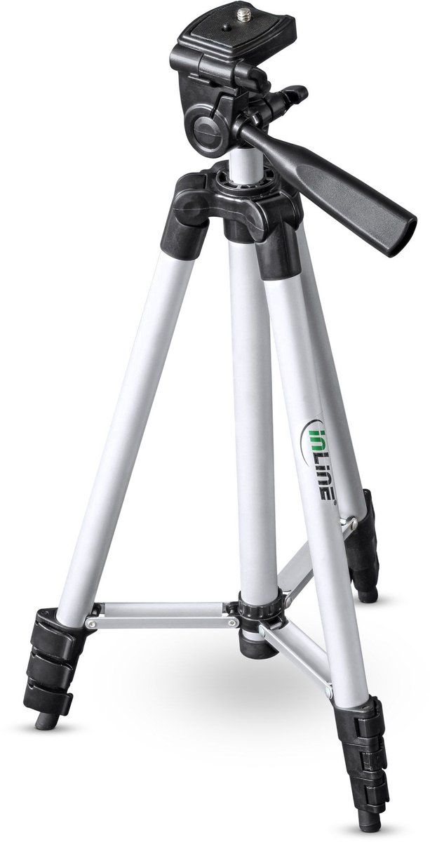InLine lichtgewicht camera tripod | max. 1,30m | aluminium