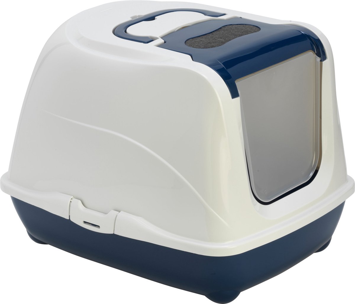 Moderna kattentoilet Flip Cat jumbo 57 cm blueberry