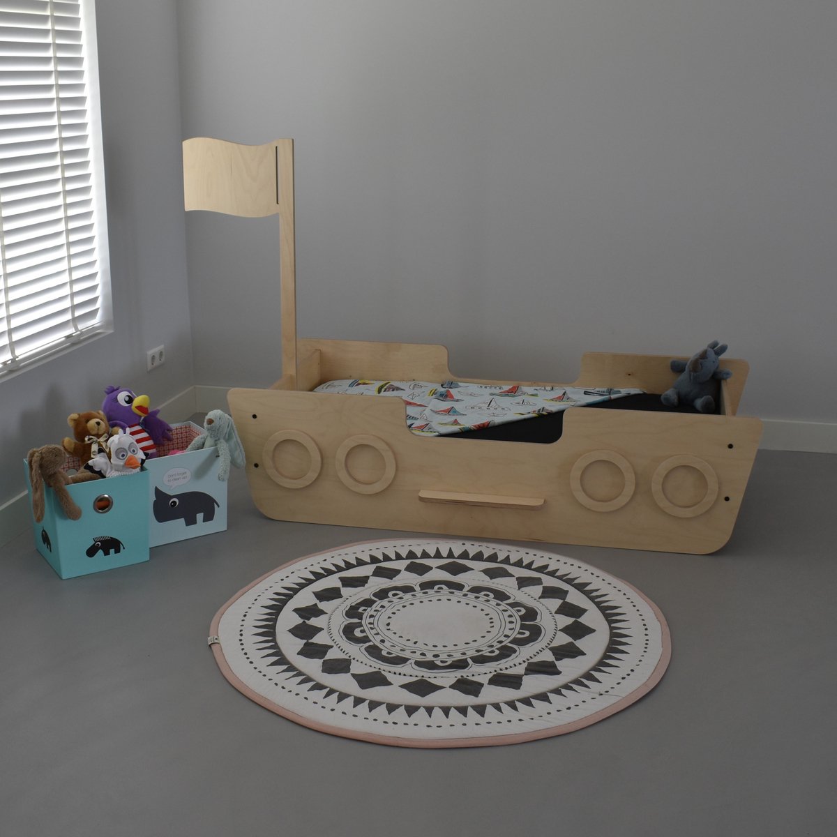 Boot bed 150x70 (Berken Multiplex)