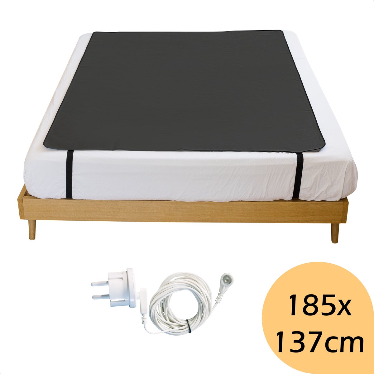 Earthle Earthing Slaapmat - Aardingsmat - Aarden - Earthing Mat - Aarding - Grounding Mat (185x137cm)
