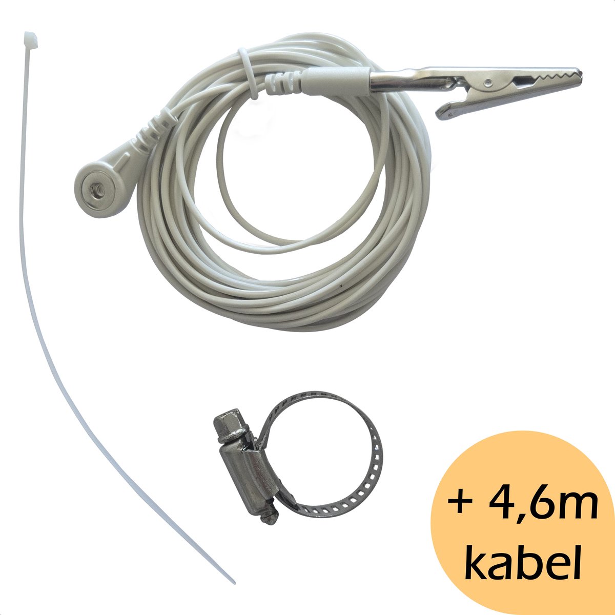 Earthle Earthing Krokodillenklem - Alligator Clip - Radiatorklem Aarding - Aarden Klem