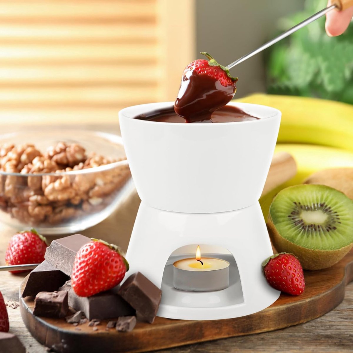 ZRSS® Kaasfondue Pan - Chocolade Fondueset Elektrisch - Anti-aanbak – foto 6
