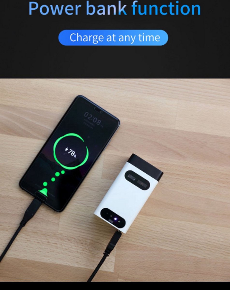 Virtueel Draagbaar Laser Toetsenbord met Muis Functie - Bluetooth Draadloze Touch Projector - Portable Powerbank voor Telefoon - Voor Computer Iphone Ipad Laptop - Multifunctional Keyboard — cadeau in Gadgets - foto 4