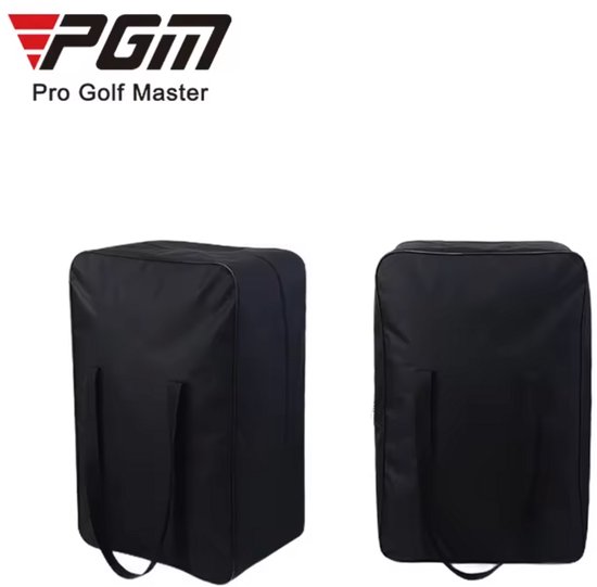PGM Golf Reistas - Zwarte Opvouwbare Travel Cover met Wieltjes - Voor Golftas & Clubs - Waterafstotend Nylon - Compact & Lichtgewicht van Merkloos — afbeelding 4
