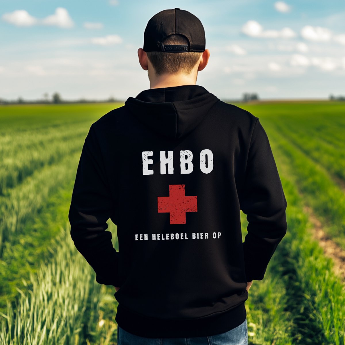 AGRIFANS® EHBO - Heren Hoodie - L
