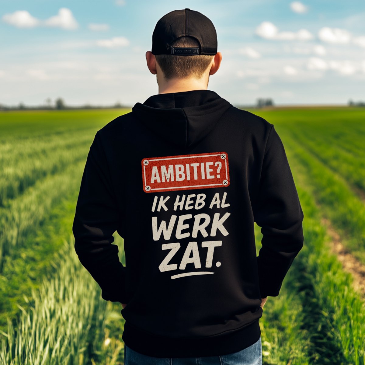 AGRIFANS® Ambitie - Heren Hoodie - M