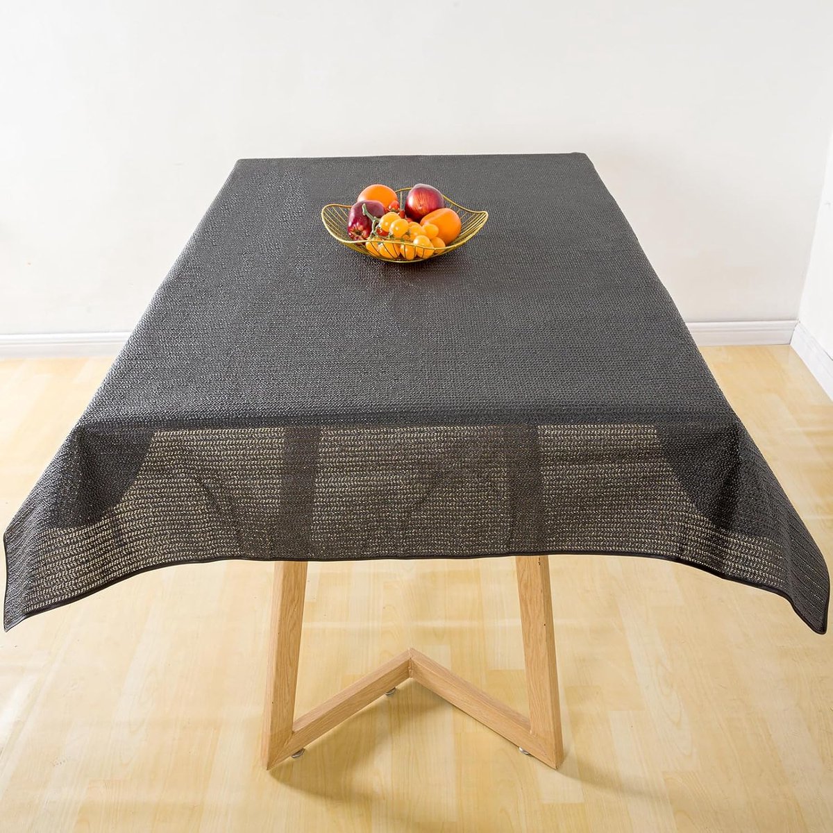 Candala Rond Tafelkleed – 130 x 220 cm – Grijs