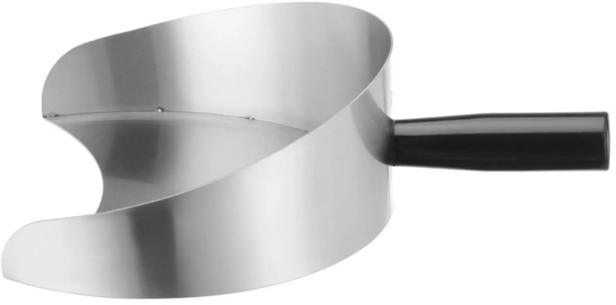 HENDI Kebabschep - rvs 18/0 - hittebestendig handvat - 23x17,5x8 cm - zilver - voor kebabvlees