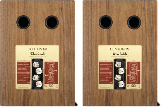 Wharfedale Denton 85th Anniversary Boekenplank Speaker - 2-weg speaker - Tweeter 25'' mm - Woofer 156'' mm - Walnoot van Wharfedale — afbeelding 4