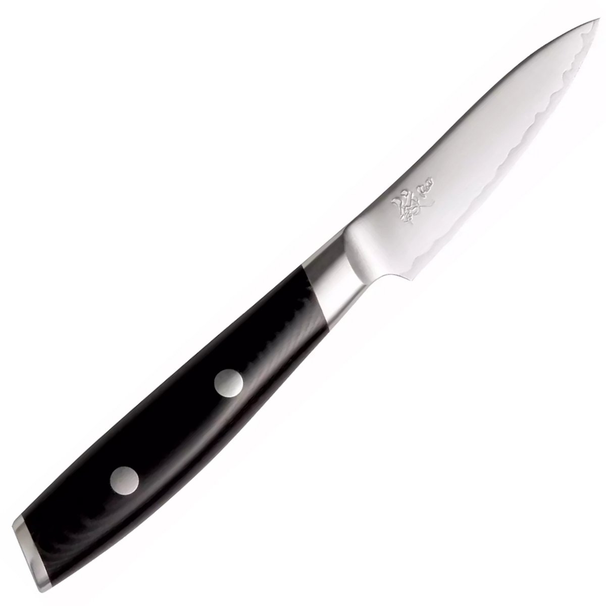Yaxell Schilmes - roestvrij staal, drielagig lemmet - 10 cm - precisiesnijwerk en schillen - zwarte greep - voor groente en fruit