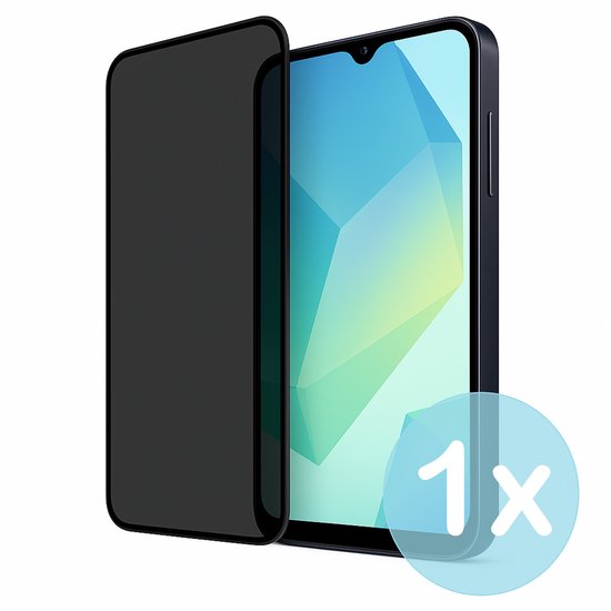 Protection d'écran de confidentialité compatible avec Samsung Galaxy A16 – Anti-espionnage – Glas trempé résistant aux rayures 9H – Couverture intégrale – FuturiQ