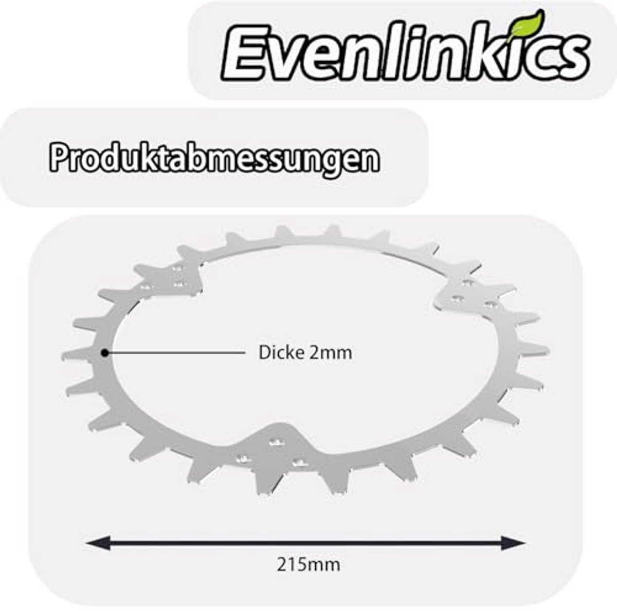 Afbeelding 3 van Robotspikes 215 mm voor Robotmaaiers - 21 Schroeven voor Verbeterde Tractie