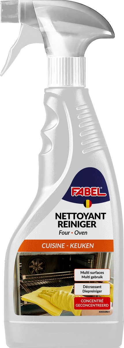 Fabel - Oven Reiniger - Verwijdert efficiënt hardnekkig en aangbrand vuil - 500 ml Vapo