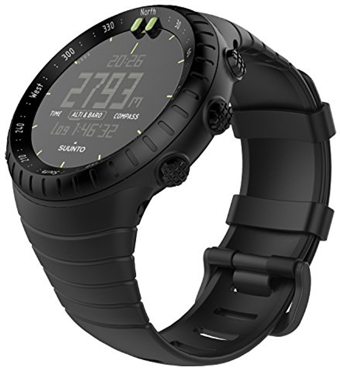 Zachte Vervangband voor Suunto Core Smartwatch - Luxe Riem met Metalen Sluiting