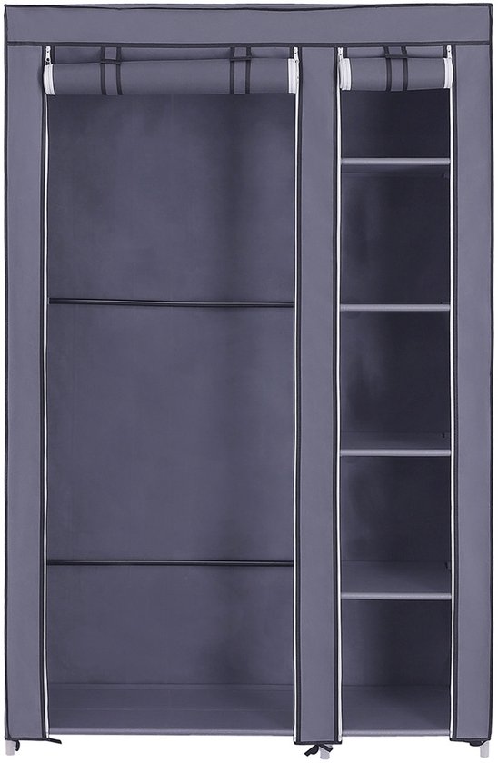 Kledingrek, draagbare kast, garderobekast, opbergorganizer, heavy duty