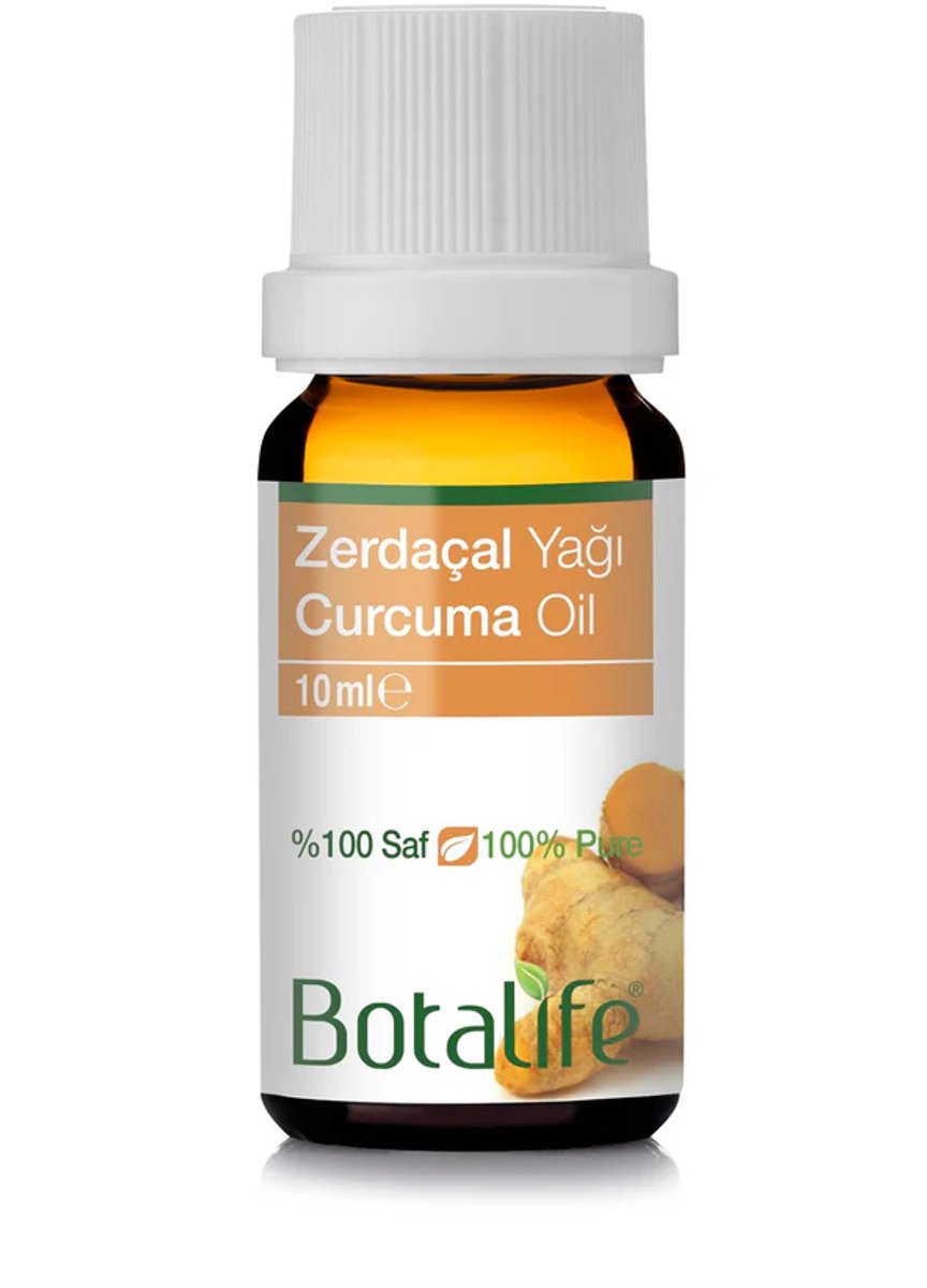 Botalife - Kurkumaolie - Etherische Olie - 100% Puur & Natuurlijk - Curcuma Oil - Zerdeçal Olie - 10 ml