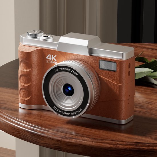4K digitale camera voor fotografie autofocus, compacte 50MP camera met