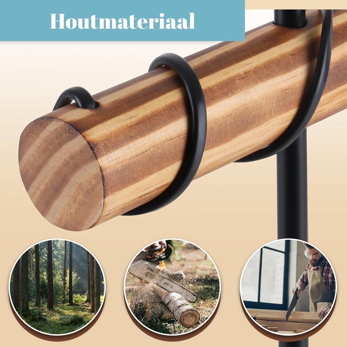 Glitzerlife Vloerlamp - Industrieel Design thumbnail 3