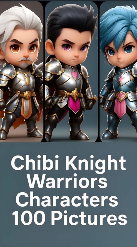 Chibi Knight Warriors Characters PhotoBook 100 Pictures - cover