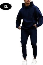 Nivard Joggingpak Heren - Huispak - Volwassenen - Trainingspak - Comfortabel - Jogging Pak - Joggingsbroek - Marineblauw - XL