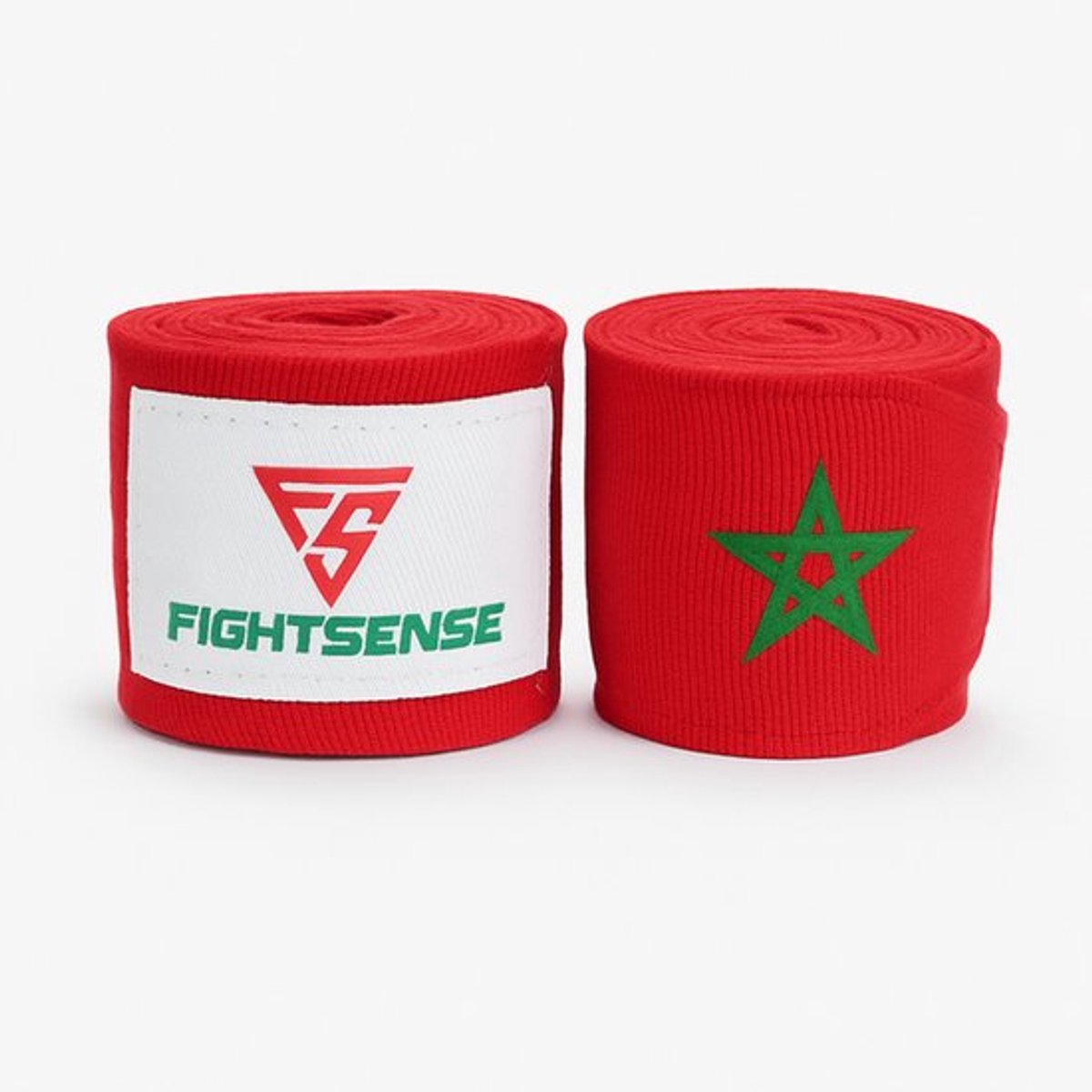 FightSense Apex V1 Bandages 250 cm – Marokko – Handwraps voor Boksen, Kickboksen & MMA