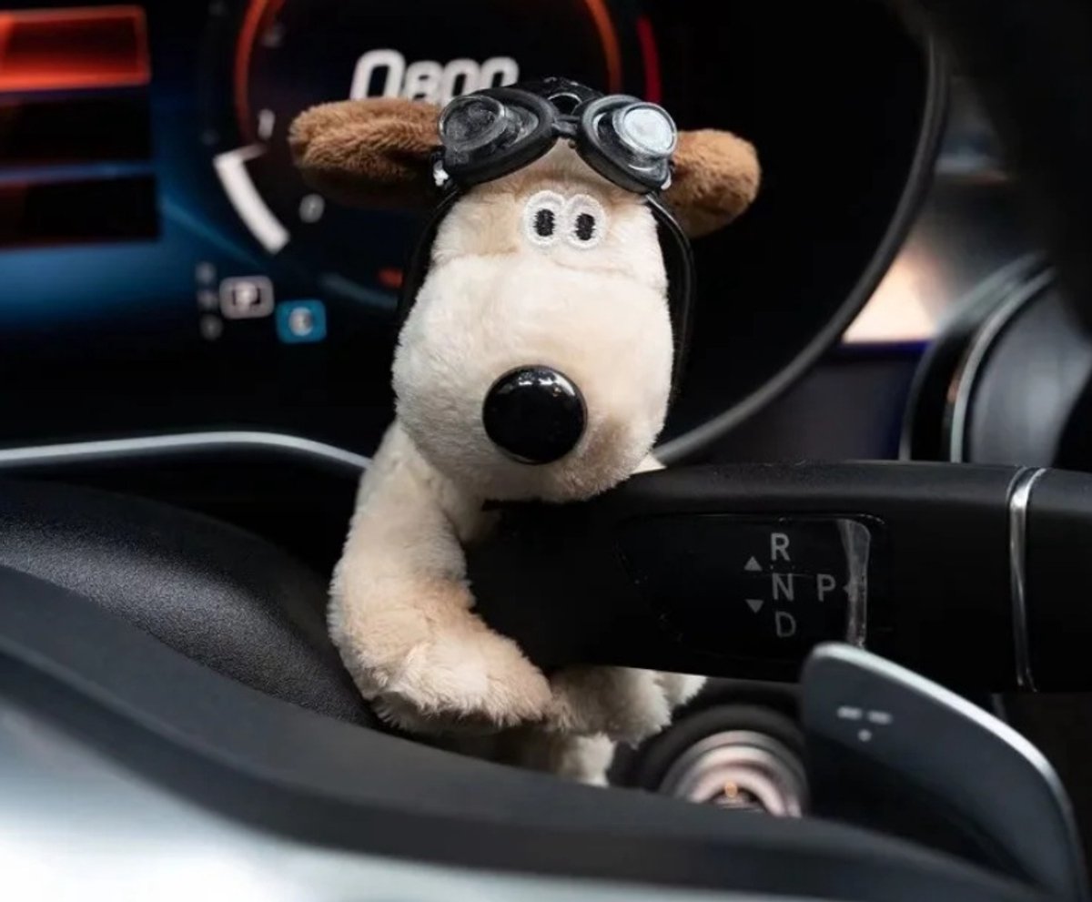 Pluche Puppy Auto Decoratie – Leuke Hond Interieur Accessoire voor Ruitenwisser & Schakelaar