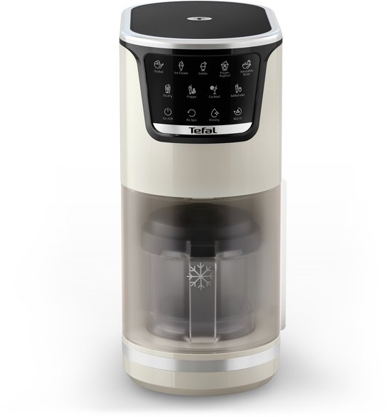 Tefal Dolci IG602A - IJsmachine - 10 Programma's - 1.4L - Automatisch spoelprogramma - Geschikt voor Sorbet en Roomijs