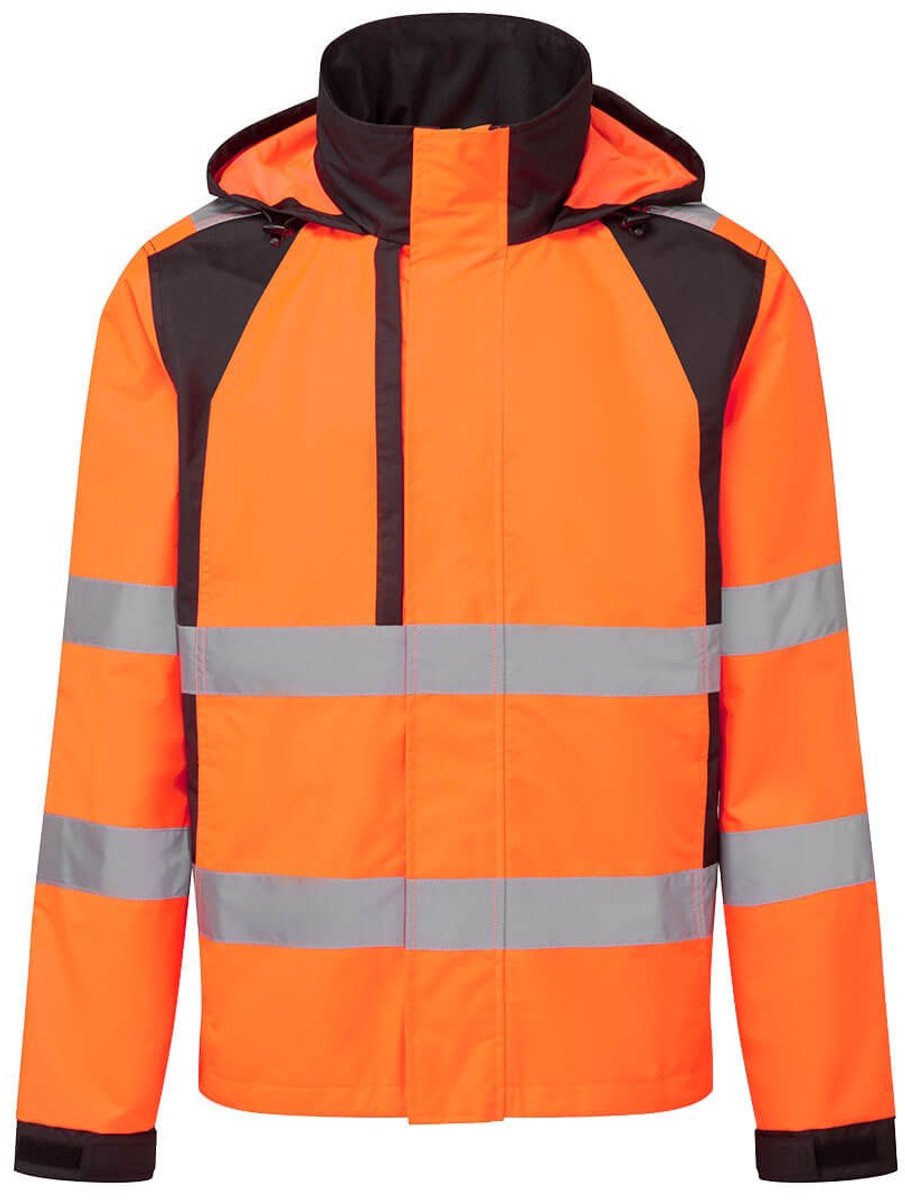 Portwest WX2 Eco Hi-Vis Regenjack CD860 Oranje