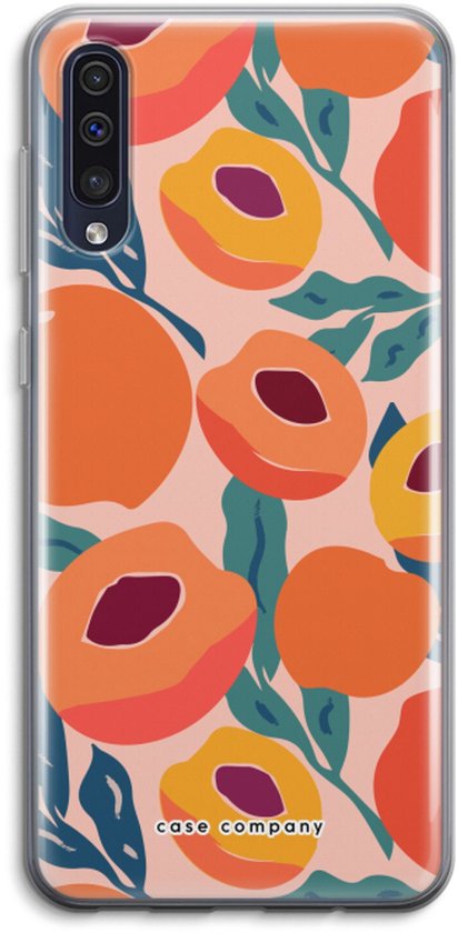 Case Company® - Coque Samsung Galaxy A50 - Pêche - Coque souple pour téléphone - Protection intégrale et bord d'écran