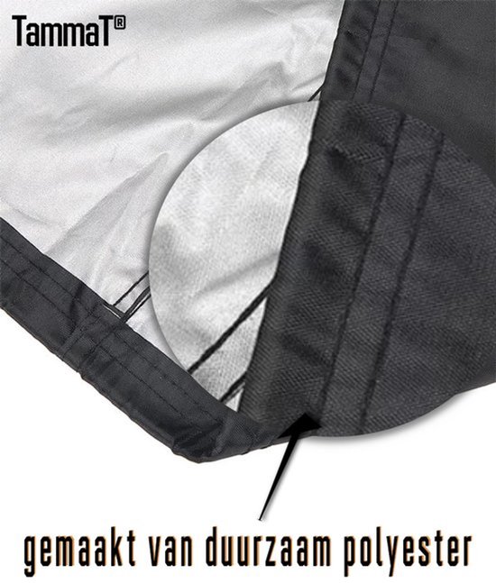 TammaT - Housse de BBQ - Housse de protection imperméable - Protection UV - Taille XXS 180 x 66 x 100 cm - Avec cordon de serrage